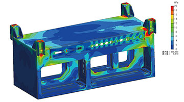 シミュレーションソフトを利用した強度解析